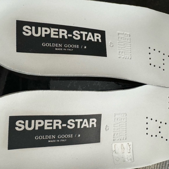 GOLDEN GOOSE WOMENS SUPERSTAR WHITE LEATHER SILVER STAR 40 WORN 1X LKNW - Picture 16 of 16